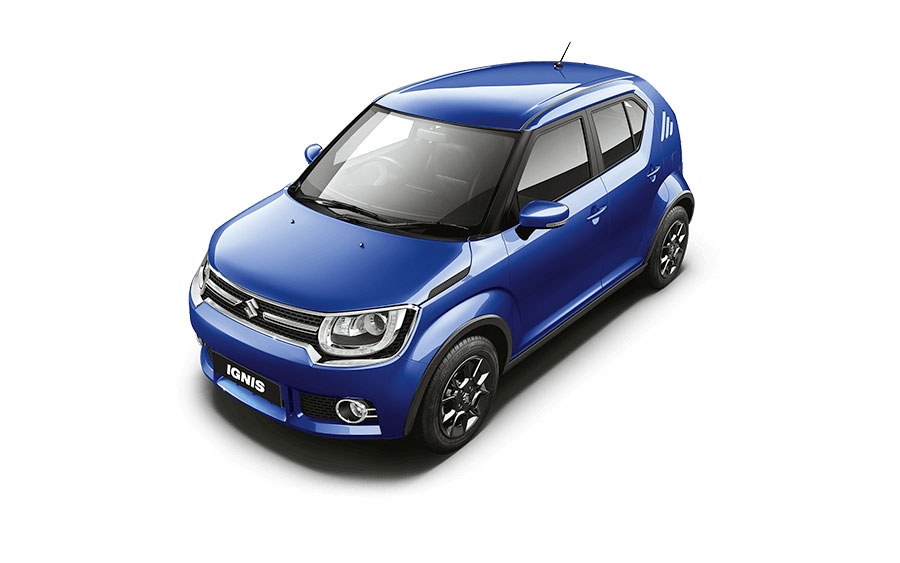 Maruti Ignis in Urban Blue Color