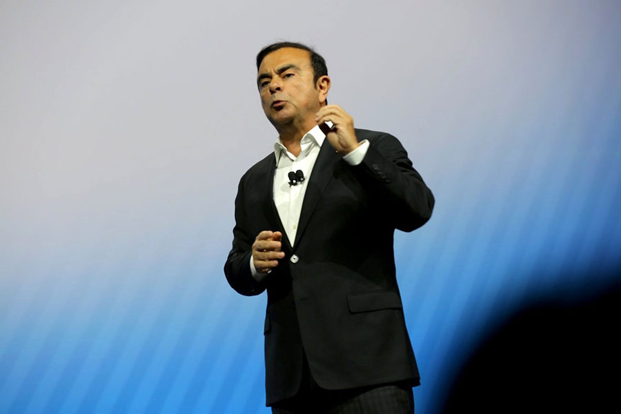 Nissan CEO Carlos Ghosn at CES 2017