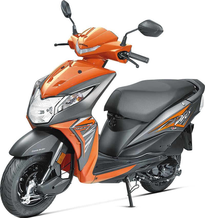 2017-Honda-Dio-Orange-Color Dio Orange Color 2017 Honda Dio Vibrant Orange Color Photo 
