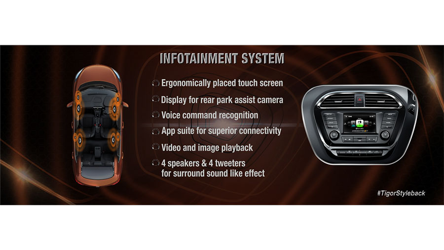 Tata TIGOR Infotainment System Details