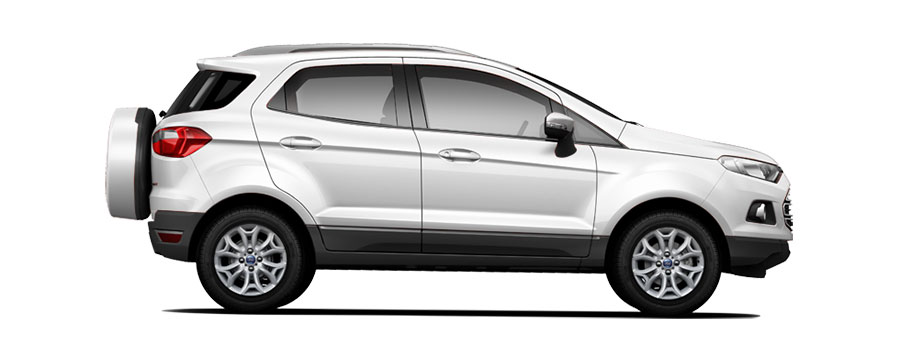 Ford EcoSport in White Color Variant