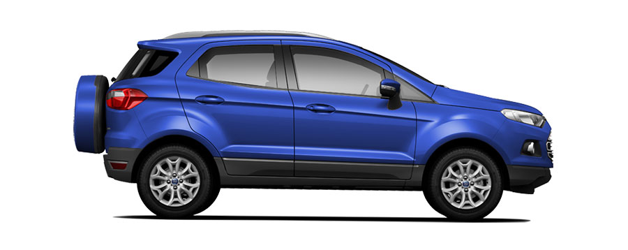 Ford EcoSport Blue Color - Kinetic Blue Color