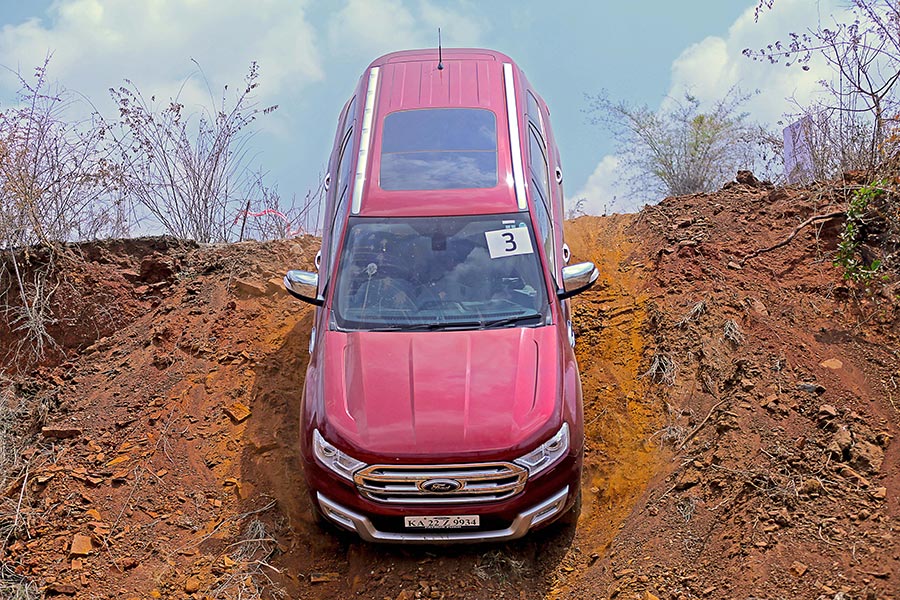 2017 Ford Endeavour Red Color