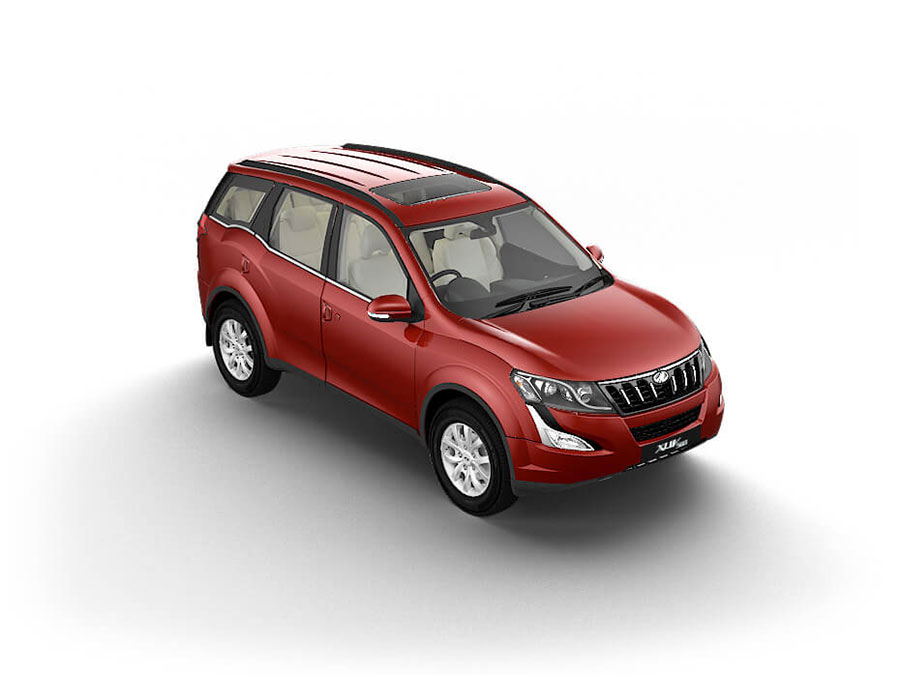 Mahindra XUV500 Coral Red Color - Mahindra XUV500 Red Color Photo