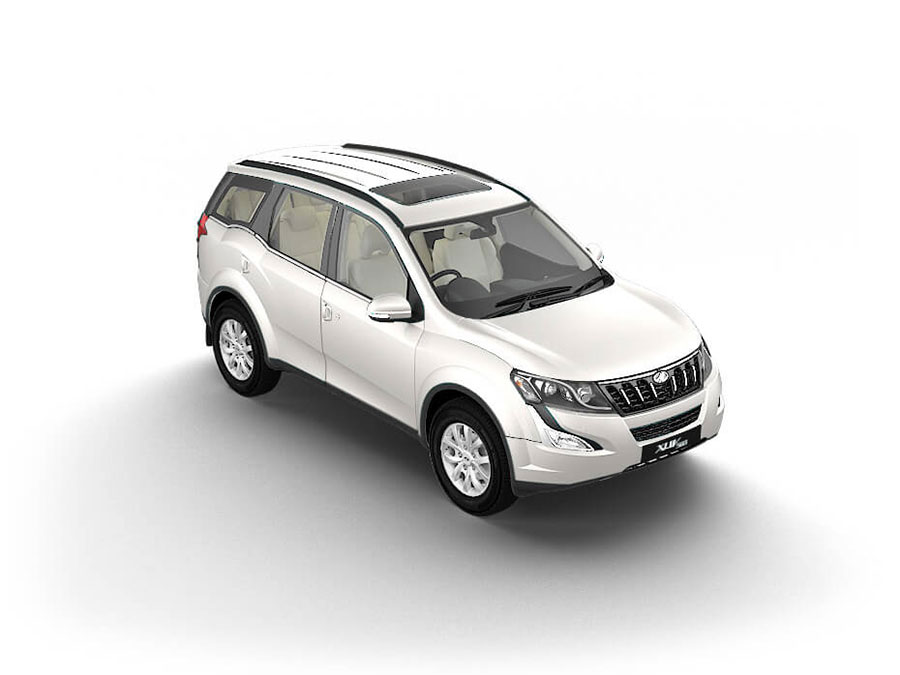 Mahindra XUV500 Pearl White Color Variant - Mahindra XUV500 White Color