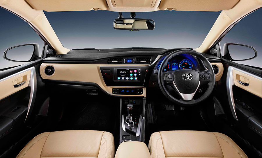 New Toyota Corolla Altis Dashboard Interiors