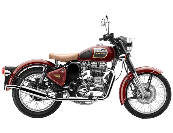 Royal Enfield Classic 350 Chestnut Color - Classic 350 Red Color Variant