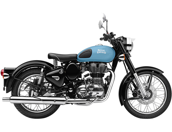 Royal Enfield Classic 350 Redditch blue color pic