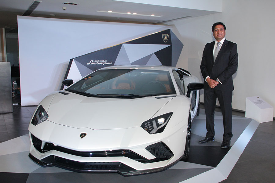 Sharad-Agarwal,-Head,-Lamborghini-India-at-the-launch-of-the-new-Aventad...