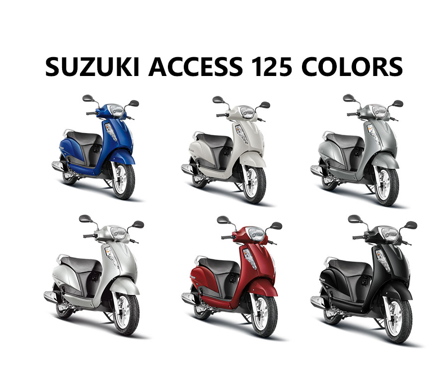 Suzuki Access 125 Colors - All Colors