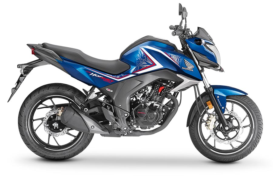 Honda Hornet 160R Athletic Blue Metallic Color 