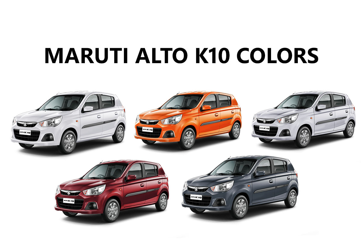 Maruti Alto K10 Colors