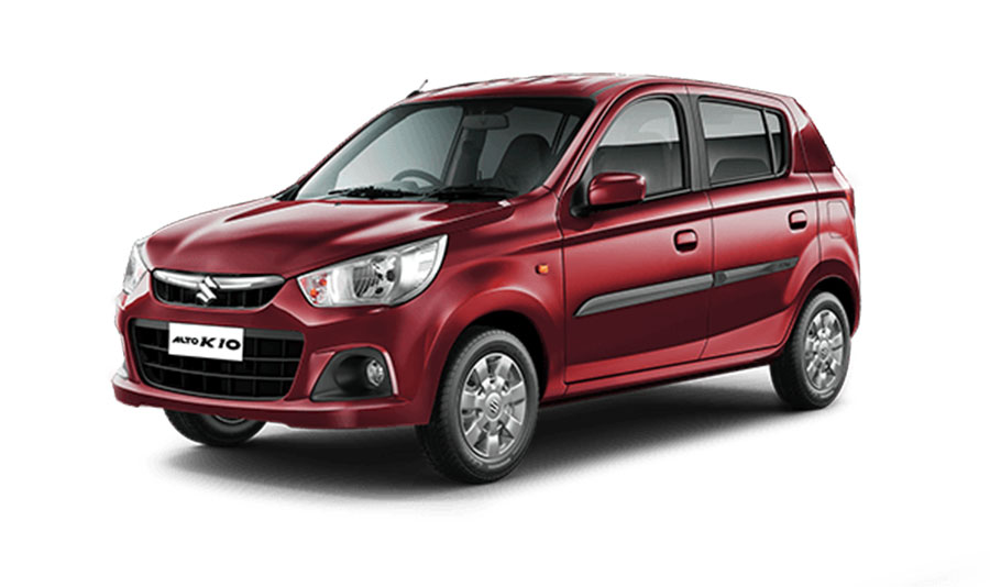 Maruti Alto K10 Fire Brick Red Color