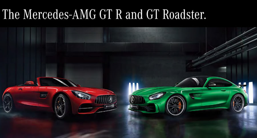 Mercedes AMG GT R and Mercedes AMG GT Roadster