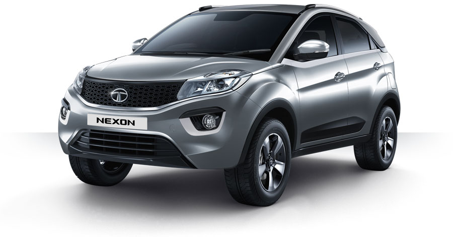 Tata Nexon Silver Color Variant | Tata Nexon Seattle Silver Color
