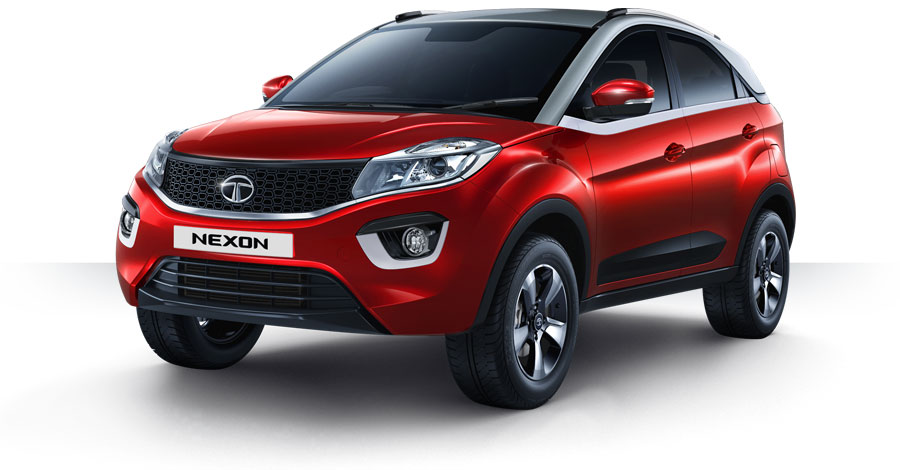 Tata Nexon Vermont Red Color, Tata Nexon Red Vermont Red color option
