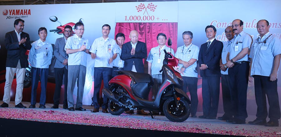 Yamaha 1 Million Units Chennai Factory