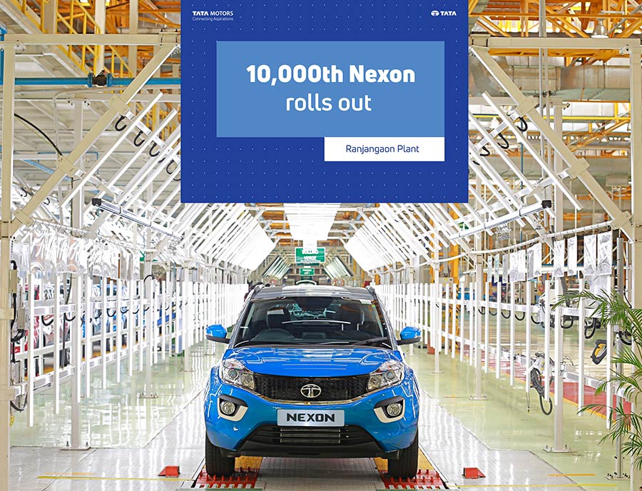 10000 Tata Nexon Cars