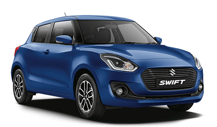 New Swift 2018 Blue Color - Maruti Swift Midnight Blue Color