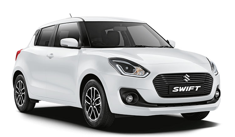 New Swift 2018 White Color - 2018 Maruti Swift Pearl Arctic White Color