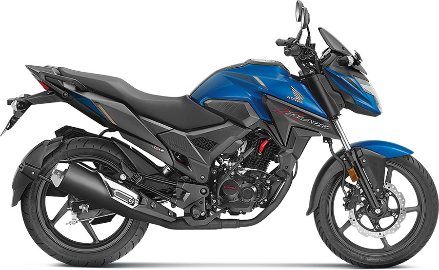 Honda XBlade Marvel Blue Color. Honda XBlade Blue Color Variant.