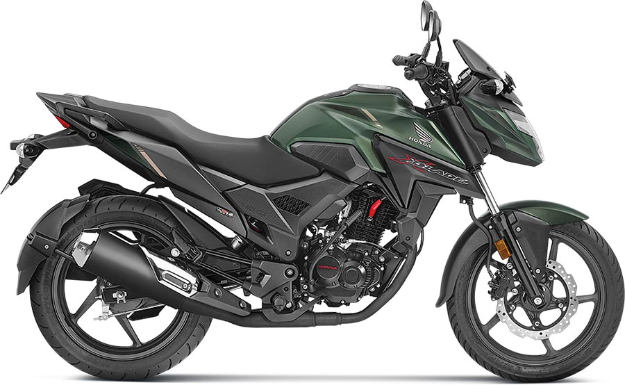 Honda XBlade Marshal Green Color - Honda XBlade Marshal Green Metallic Green Color variant