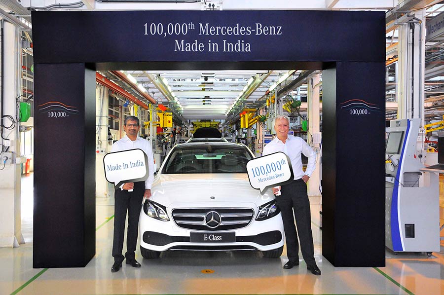 Mercedes-Benz 100,000th Vehicle EClass