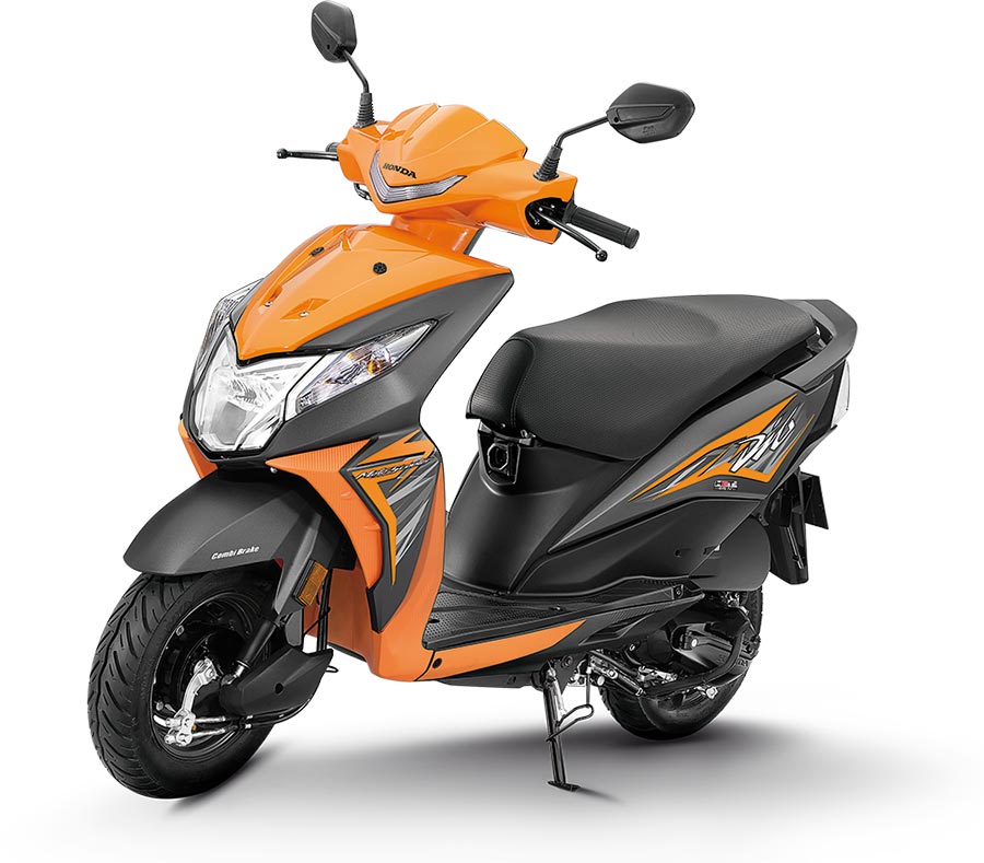 2019 Honda dio orange color standard 2019 Dio