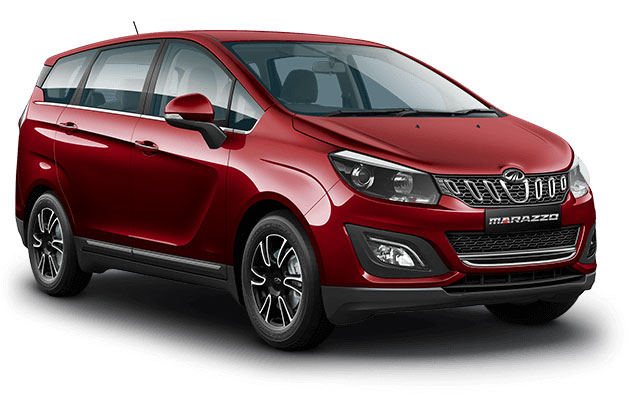 Mahindra Marazzo Red Color - Mahindra Marazzo Mariner Maroon Color