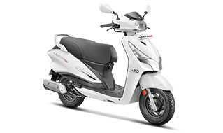 2020 Hero Destini 125 White Color option - Hero Destini 125 Pearl Silver White. New 2020 Hero Destini 125 White Color option
