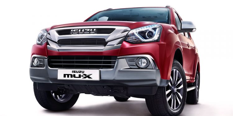Updated ISUZU MuX model 2018