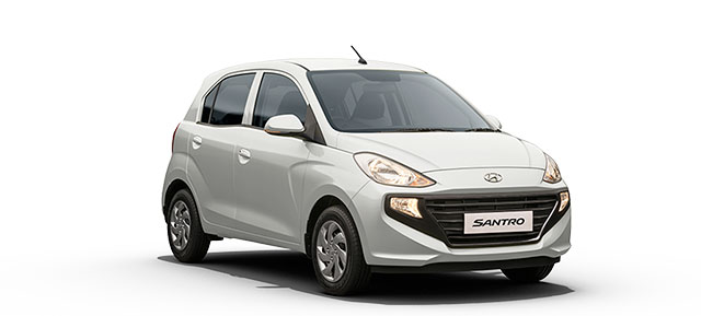 New Hyundai Santro White Color Polar White Color