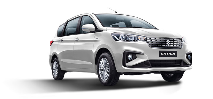 2019 Maruti Ertiga Arctic White Color