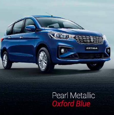 2019 Maruti Ertiga Blue Color - 2019 Maruti Ertiga Oxford Blue Color Option 
