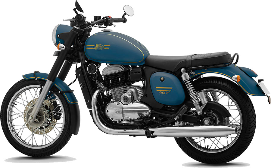 JAWA 42 Starlight Blue Color - JAWA 42 Blue Color