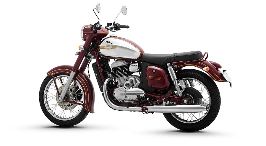 Jawa Maroon Color Option