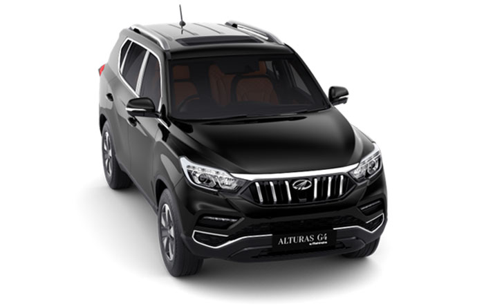 Mahindra Alturas Black Color - Mahindra Alturas G4 Napoli Black Color