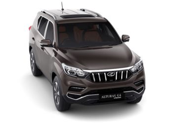 Mahindra Alturas Brown Color - Mahindra Alturas G4 Lakeside Brown Color