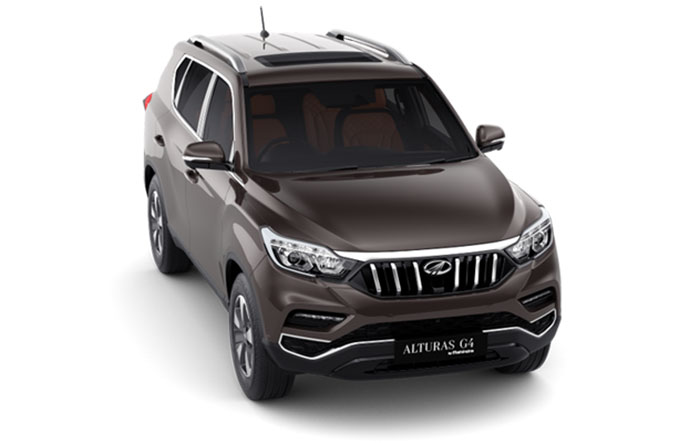 Mahindra Alturas Brown Color - Mahindra Alturas G4 Lakeside Brown Color