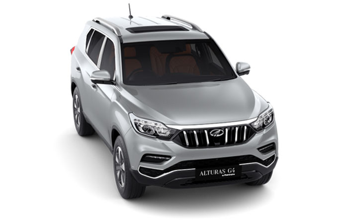 Mahindra Alturas Silver Color - Mahindra Alturas G4 Dsat Silver Color