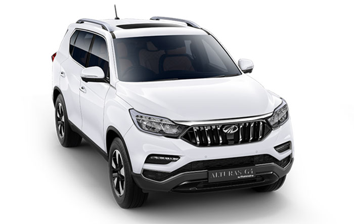 Mahindra Alturas White Color - Mahindra Alturas G4 White Color variant