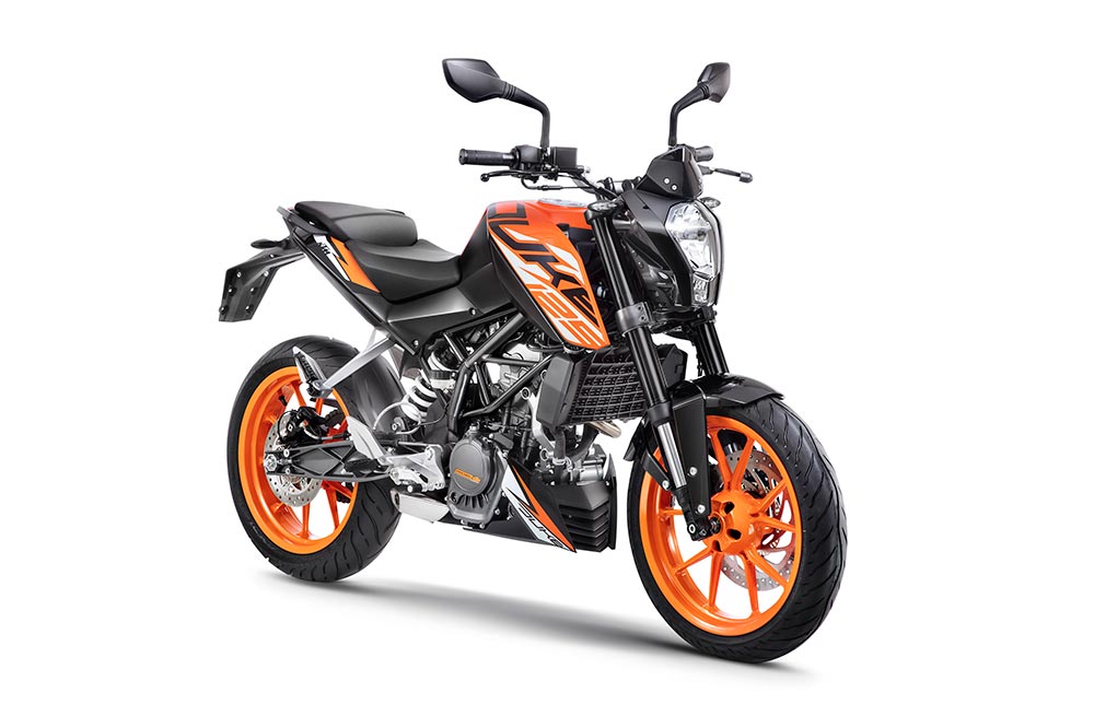 New KTM Duke 125 Orange Color - 2018 KTM Duke 125 ABS in Orange Color