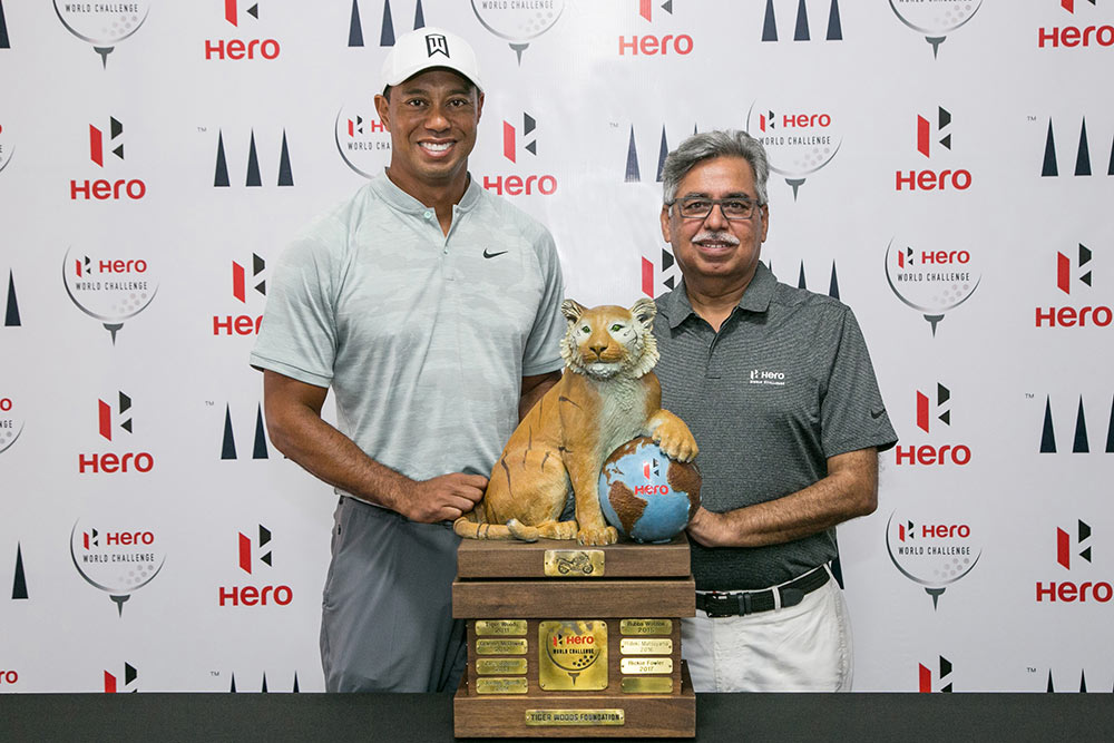 Tiger Woods Hero Motocorp