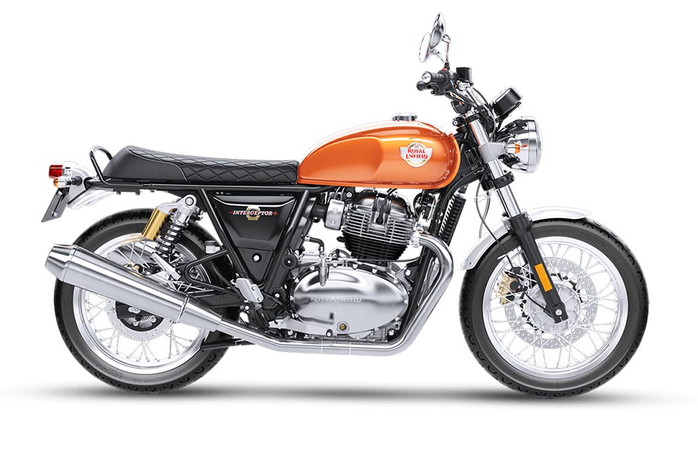 Royal Enfield Interceptor 650 Orange Color - Interceptor Orange Crush Color - Intercepter Orange Crush Color option