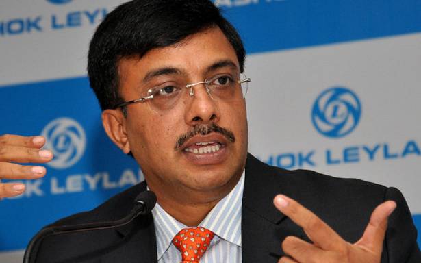 Vinod Dasari MD and CEO of Ashok Leyland
