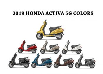 2019 Activa 5G Colors - All New Activa 5G All Colors-