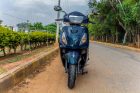 TVS Jupiter Grande Edition Front View on Street