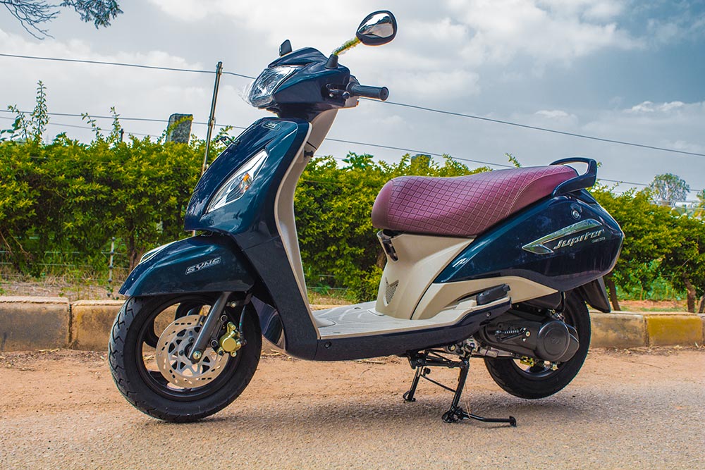 TVS Jupiter Grande Edition Design and Looks 