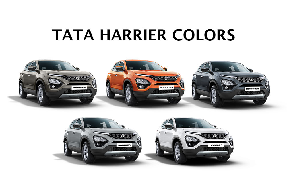 Tata Harrier Colors - All Tata Harrier Colors - Tata Harrier in All Colors - Tata Harrier in all color options