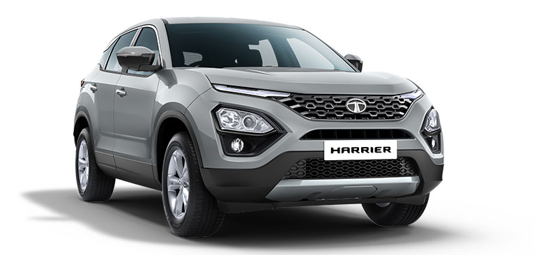 Tata Harrier Silver Color - Tata Harrier in Ariel Silver Color Option